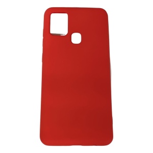 Husa protectie Flippy compatibila cu Samsung Galaxy A21S Liquid Silicone Case Rosu - Img 9
