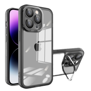 Husa protectie Flippy pentru Samsung A03 Electroplated cu suport pentru camera, 1.5 mm grosime, protectie camera, Negru - Img 2