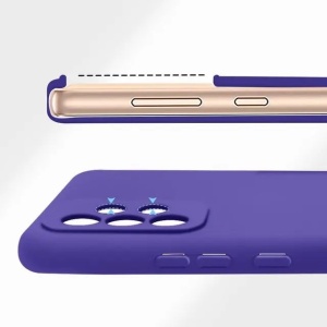 Husa protectie Flippy pentru Samsung A53 5G Liquid Silicone Mov - Img 5