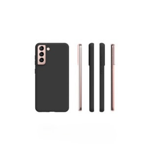 Husa protectie Flippy pentru Samsung S21 FE Liquid Silicone Negru - Img 4