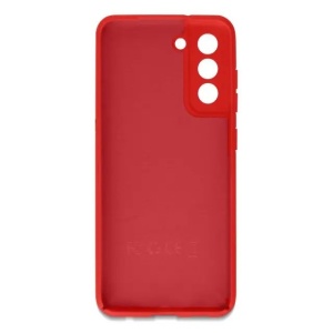Husa protectie Flippy pentru Samsung S21 FE Liquid Silicone Rosu - Img 2