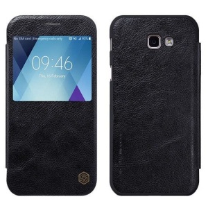 Husa Samsung Galaxy A3 2017 Nillkin Qin Flip Negru - Img 4