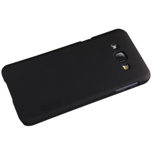 Husa Samsung Galaxy A8 2015 Nillkin Frosted Shield Negru + Folie de protectie - Img 3