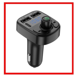 Incarcator Auto cu MP3 Player, Flippy, Bluetooth 5.0, 5V, 2 x USB, Type C, Negru - Img 4