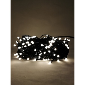 Instalatie de Craciun Tip Sir 9 m 80 LED -uri Mari Alb Rece - Img 3
