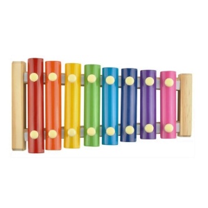 Instrument Muzical Xilofon Flippy, din Lemn, 8 Note Muzicale, 2 Bete de Percutie, 4-6 Ani, Multicolor - Img 14