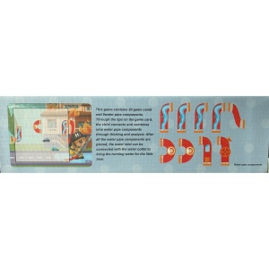 Joc educativ magnetic de interconectare, micul pompier, 15 nivele, 9 carti, pentru copii, +3 ani, multicolor - Img 4