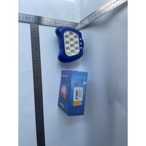 Joc Pop It, Flippy, consola, joc interactiv, antistres, cu baterii, Abs si silicon, Albastru, 12 x 10 x 5.8 cm - Img 7