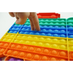 Jucarie antistres din silicon Flippy, Pop it Now and Flip It ,Robot ,Multicolor ,Model 3 - Img 5