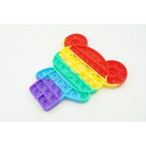 Jucarie antistres din silicon, Flippy, Pop It Now and Flip It, Ursulet Koala, Multicolor - Img 3