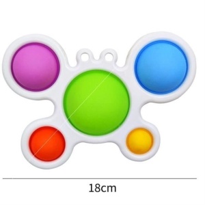 Jucarie Antistres Flippy - Fidget Toy, Simple Dimple, Crab, Multicolor - Img 6
