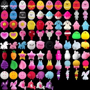 Jucarii Senzoriale Fidget Toy Squishy, Flippy, Anti-Stres, +3 Ani. Model Tematic Paste, Multicolor - Img 2