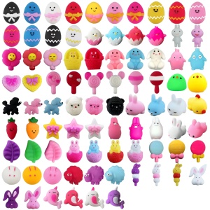 Jucarii Senzoriale Fidget Toy Squishy, Flippy, Anti-Stres, +3 Ani. Model Tematic Paste, Multicolor - Img 1