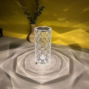 Lampa de birou pe LED RGB, Flippy, dimmer tactil, 3 nivele de intensitate, Cristal Acrilic, cu telecomanda - Img 9
