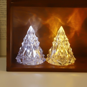 Lampa de Veghe, Flippy, Model IceBerg, Lumina Calda, cu Baterii, Transparenta, 6.5x8 cm - Img 8