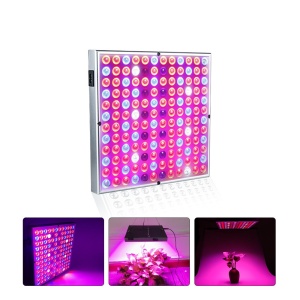 Lampa LED 45W Flippy, pentru cresterea plantelor in interior, 225 de leduri, 165 leduri rosii, 60 albastre, 30 x 30 cm, multicolor - Img 2