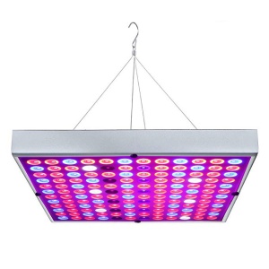 Lampa LED 45W Flippy, pentru cresterea plantelor in interior, 225 de leduri, 165 leduri rosii, 60 albastre, 30 x 30 cm, multicolor - Img 1