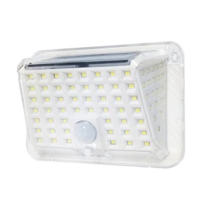 Lampa solara de perete Flippy, 90 LED-uri SMD, senzor de miscare, IP65, 1200mAh, material ABS, lumina alb rece, alb - Img 6