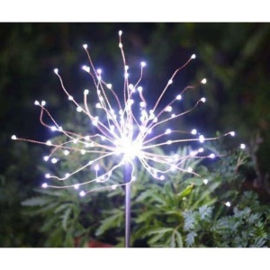 Lampa solara sub forma de artificii, 90 LED-uri, alb rece, Flippy - Img 3