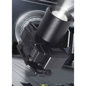 Lanterna LED de Montat pe Cap, Flippy, cu Raza Lunga de Zoom, Far Telescopic, Reglabil, Rezistent la Apa, pentru Pescuit in Aer Liber, Camping, Lumina Puternica, Lanterna, 7x4.5x6 cm, Negru - Img 8