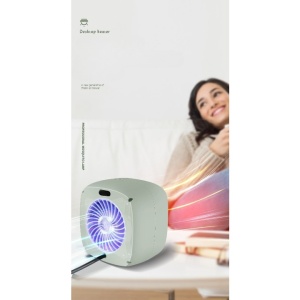 Mini radiator electric portabil Flippy, 800 W, 2 trepte, 150x120x175 mm, verde - Img 5