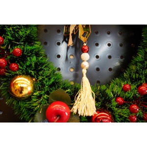 Ornament brad, Flippy, Fulg de nea, Auriu, Lucios, 16*30CM, Acril, Interior/ Exterior - Img 4