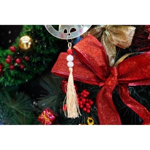 Ornament brad, Flippy, Ren, Auriu, Lucios, 8*25CM, Acril, Interior/ Exterior - Img 9
