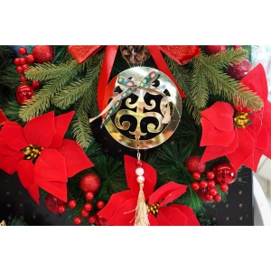 Ornament brad, Flippy, Rotund, Auriu, Lucios, 15*26CM, Acril, Interior/ Exterior - Img 4