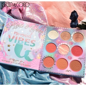 Paleta farduri Kevin&Coco, 69 nuante, blush, iluminator, conturing, deschidere tip carte, 18.6 x 16.5 cm, 97 g, multicolor - Img 3
