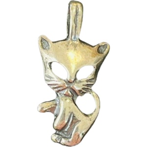 Pandantiv din Argint 925 Jolie Silver, Model Pisica, 20 x 10 mm, 1.3 g - Img 1