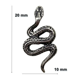 Pandantiv din Argint 925 Jolie Silver, Model Sarpe, 20 x 10 mm, 1.1 g - Img 3