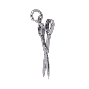 Pandantiv, Jolie Silver, Argint 925, Model Foarfeca, 2.2 g, 27x15 mm - Img 2