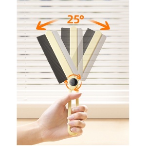 Perie Multifunctionala si Stergator, Flippy, Pentru Spatii Greu Accesibile, 24.7 x 4.5 cm, Alb Laptos - Img 15