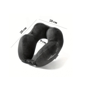 Perna de Calatorie, Flippy, Pentru Gat, din Bumbac, cu 4 Cocoase, Ajustabila, Gri - Img 5