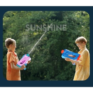 Pistol cu Apa pentru Copii, Rezervor, Pentru Piscina/Plaja, Flippy, 6ani+, 5 duze, Quick Fill, Roz, 800ML - Img 2