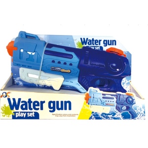 Pistol cu Apa pentru Copii, Rezervor, Pentru Piscina/Plaja, Flippy, 6ani+, Albastru, 900ML - Img 2