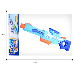 Pistol cu Apa pentru Copii, Rezervor, Pentru Piscina/Plaja, Flippy, 6ani+, Albastru, 1200ML - Img 2