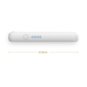 Placa de Par fara Fir, Flippy, Adaptor Tip C, Tensiune 5V, Capacitate Baterie 3000 mAh, Indreptat, Ondulat, 4 Trepte de Temperatura, 21.8 x 3.1 x 3.4.1 cm, Alb - Img 6