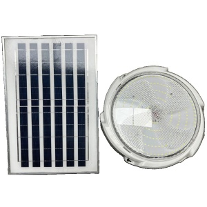 Plafoniera solara Flippy, 150 W, diametru 280 MM, cu telecomanda, Lungime prelungitor: 4.6 m, alb rece - Img 6