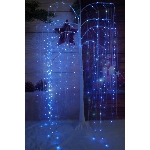 Pom decorativ cu leduri, Flippy, tip salcie, 234 Led, 1.5 M - Img 4