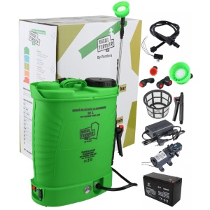 Pompa de stropit cu acumulator Micul Fermier 18 L, 12 V, 5.5 bar - Img 1