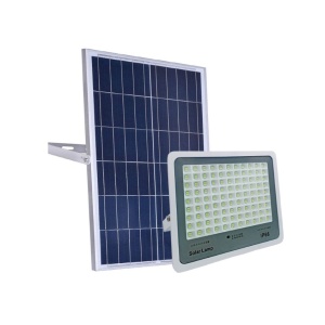 Proiector LED cu Panou Solar Flippy, Senzor lumina, Waterproof, 396 LED-uri incorporate, 200W, 30x24 cm, IP67, Design Modern, Negru - Img 5