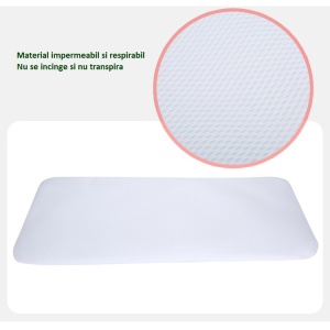 Rucsac Multifunctional pentru Mamici, Flippy, cu Patut Pliabil si Baza de Schimbat, Rezistent la Apa, Capacitate Mare, Usor, Compartimente Multiple, Buzunar Termic pentru Lapte, 42 x 32 x 22 cm, Rosu - Img 6