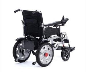 Scaun cu Rotile Electric Pliabil, Baterie 12Ah, Joystick Control, Autonomie 15–20 km, Model EK01 Negru - Img 3