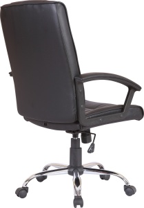 Scaun de birou directorial US02, negru, 66x62x107-117 cm - Img 3