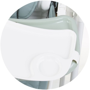 Scaun de masa Chipolino Milk Shake 2 in 1 pastel green - Img 9