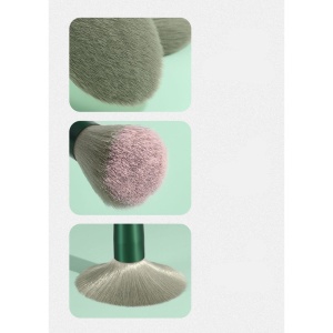 Set 13 pensule pentru machiaj, Flippy, super soft, makeup profesional/incepatori, verde - Img 7