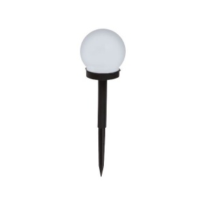 Set 2 Lampi Solare LED, Sferice, Tip Glob Flippy, Diametru 10 cm, Alb rece - Img 1