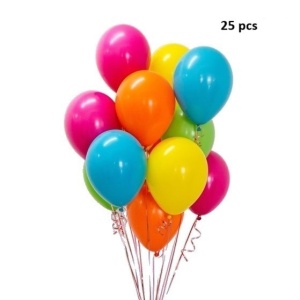 Set 25 Baloane din Latex, Flippy, Model Party, 13 cm, Multicolore, 1 g - Img 7