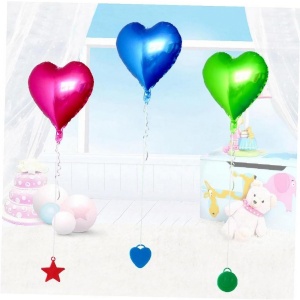 Set 4 Greutati pentru Baloanele cu Heliu, Flippy, 32 grame, 8 grame Fiecare, Plastic, Forma Stelute, Multicolor - Img 3